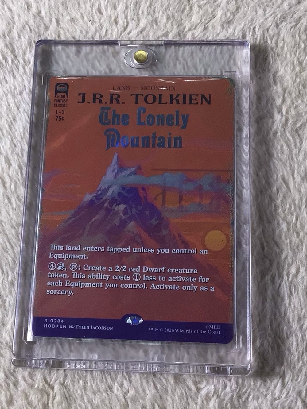 The Lonely Mountain (Boarderless) (surge foil)